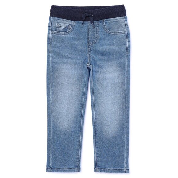 wonder nation Other - Wonder Nation Toddler Boy's Knit Denim Jeans - 12M - Medium Wash - NWT